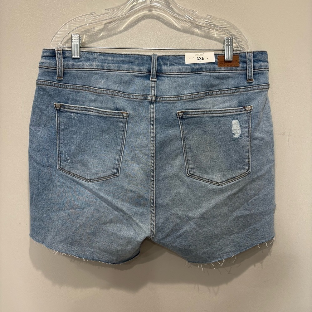 Judy Blue Distressed Cut Off Shorts Women’s Plus Size 3XL NEW - Picture 6 of 10